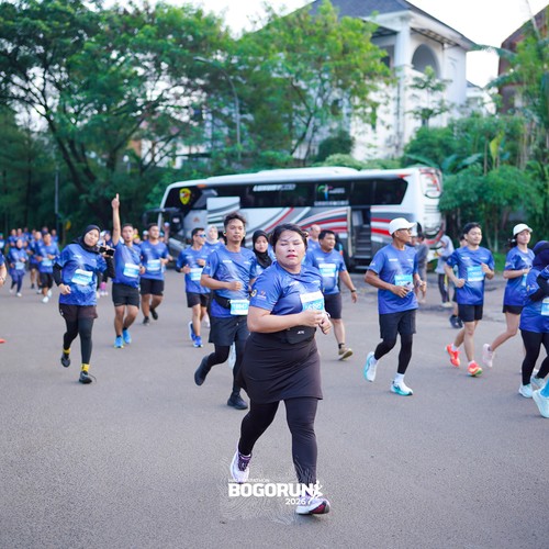 Race photo from BOGORUN 2026