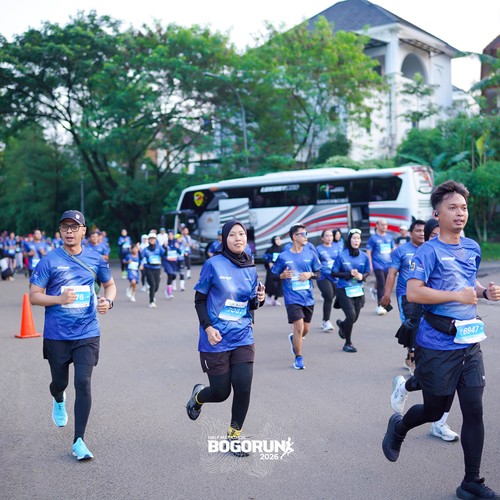 Race photo from BOGORUN 2026