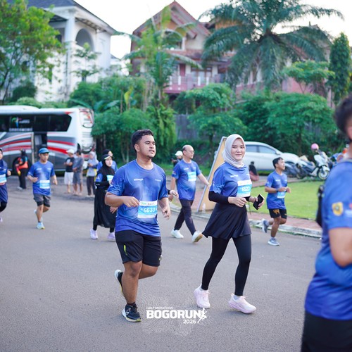 Race photo from BOGORUN 2026