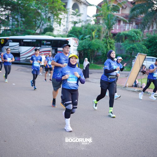 Race photo from BOGORUN 2026