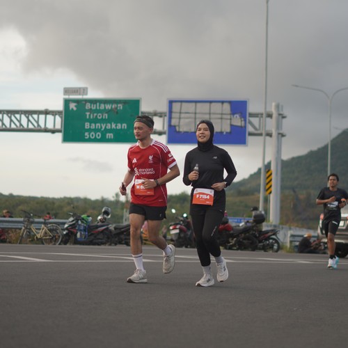 Race photo from KEDIRI HALF MARATHON 2026
