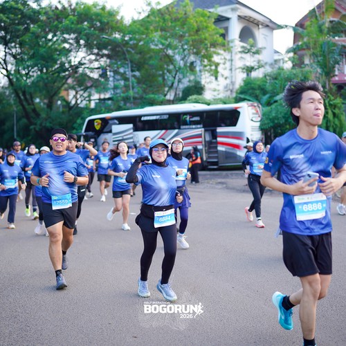 Race photo from BOGORUN 2026