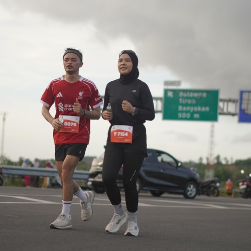 Race photo from KEDIRI HALF MARATHON 2026