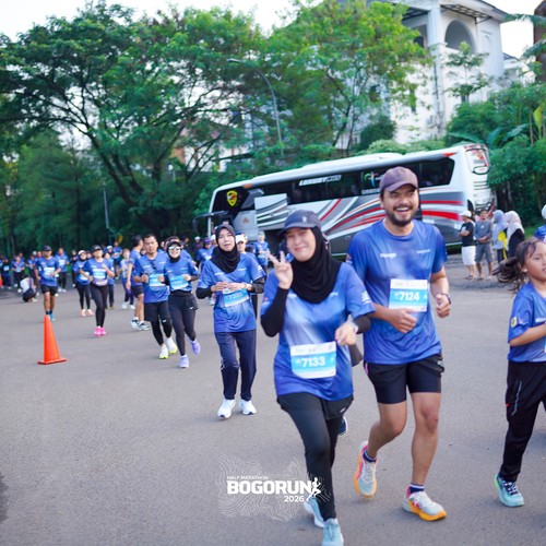 Race photo from BOGORUN 2026