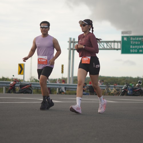 Race photo from KEDIRI HALF MARATHON 2026