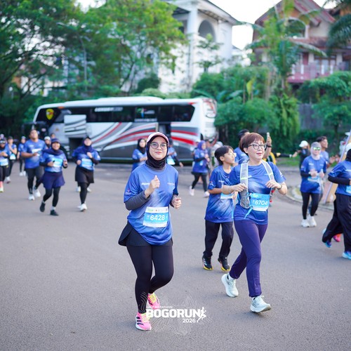 Race photo from BOGORUN 2026