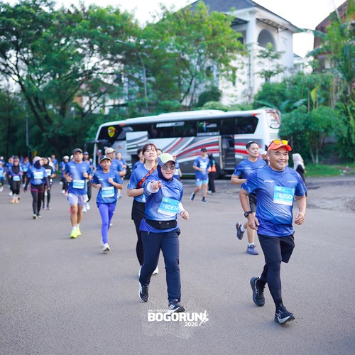 Race photo from BOGORUN 2026