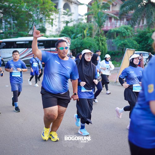 Race photo from BOGORUN 2026