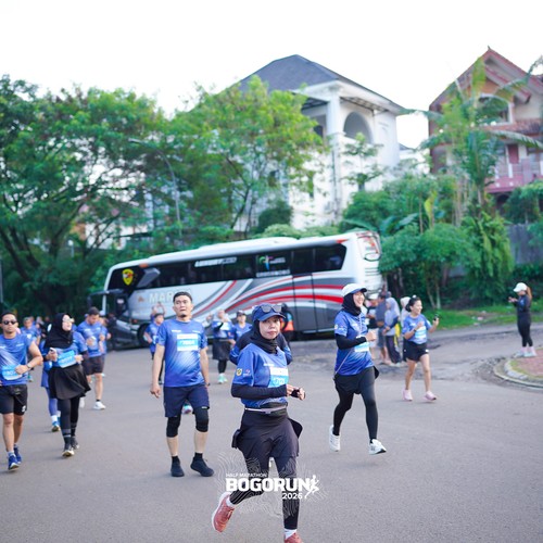 Race photo from BOGORUN 2026