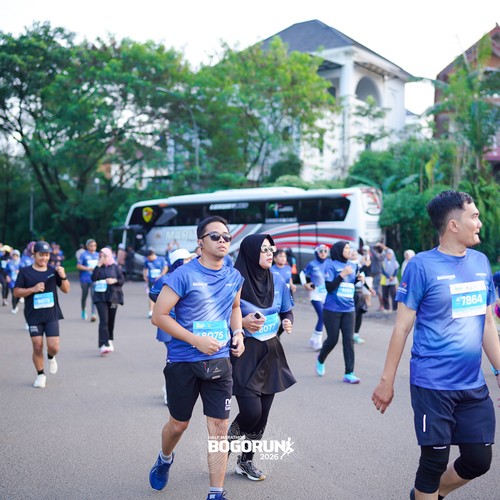 Race photo from BOGORUN 2026