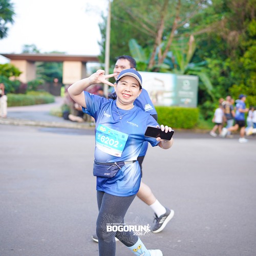 Race photo from BOGORUN 2026