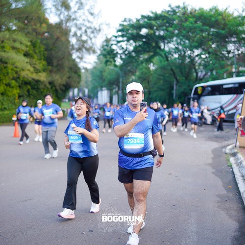 Race photo from BOGORUN 2026