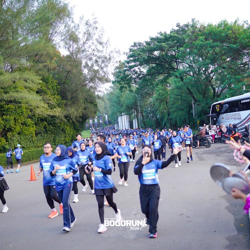 Race photo from BOGORUN 2026