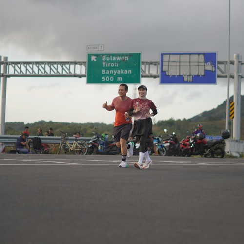 Race photo from KEDIRI HALF MARATHON 2026