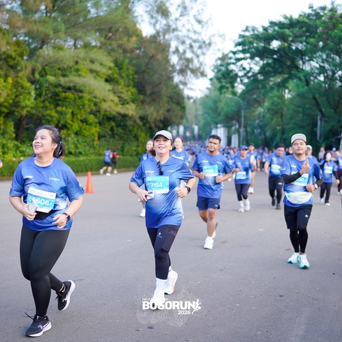 Race photo from BOGORUN 2026