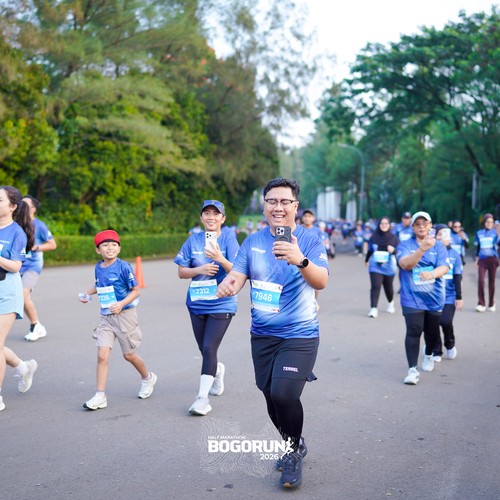 Race photo from BOGORUN 2026
