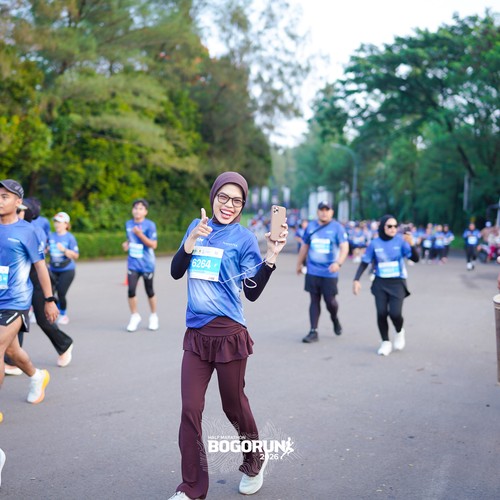 Race photo from BOGORUN 2026