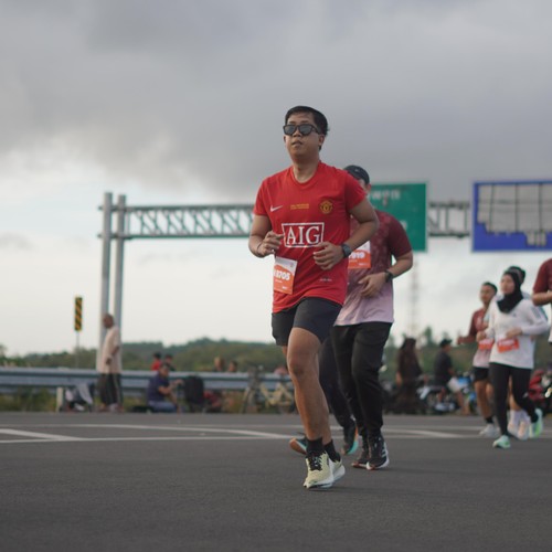 Race photo from KEDIRI HALF MARATHON 2026