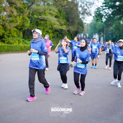 Race photo from BOGORUN 2026