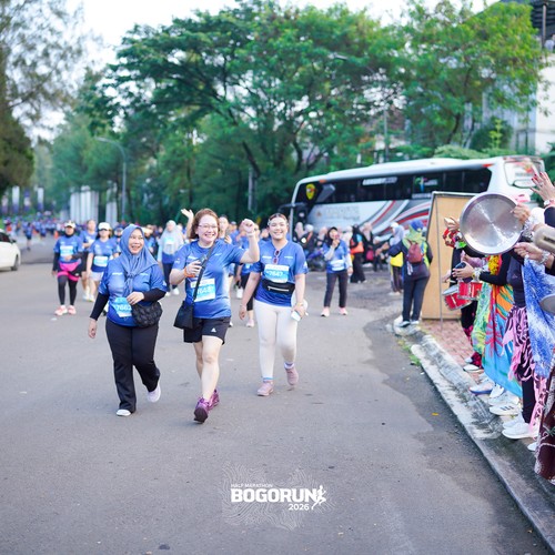 Race photo from BOGORUN 2026