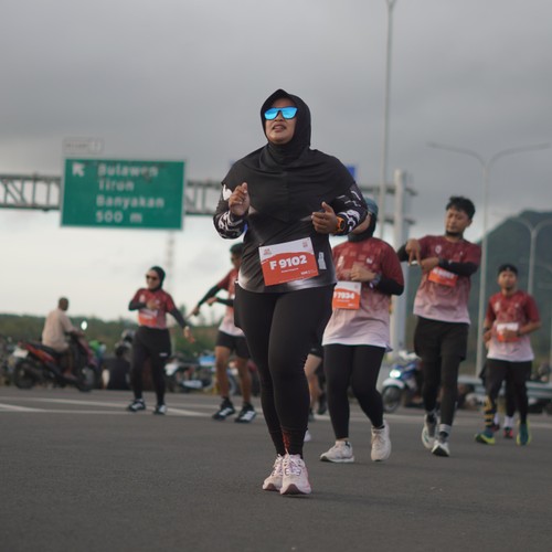 Race photo from KEDIRI HALF MARATHON 2026