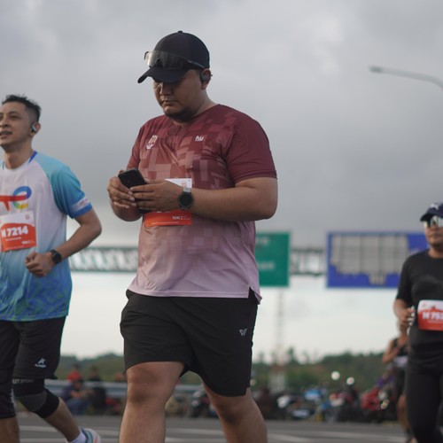 Race photo from KEDIRI HALF MARATHON 2026