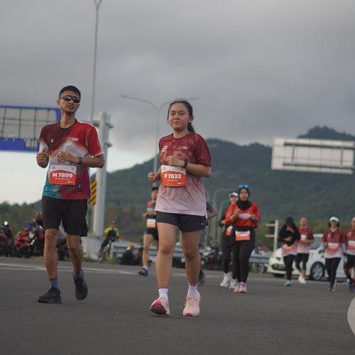 Race photo from KEDIRI HALF MARATHON 2026