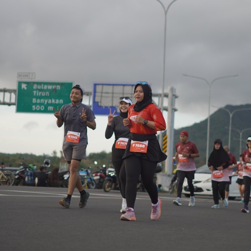 Race photo from KEDIRI HALF MARATHON 2026