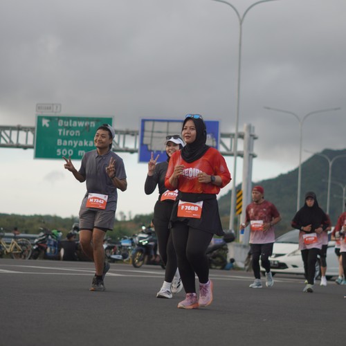 Race photo from KEDIRI HALF MARATHON 2026