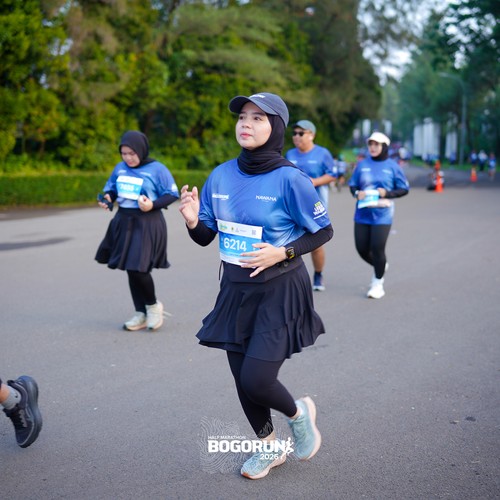 Race photo from BOGORUN 2026