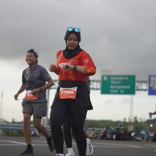 Race photo from KEDIRI HALF MARATHON 2026
