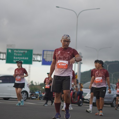 Race photo from KEDIRI HALF MARATHON 2026