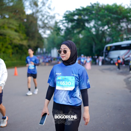 Race photo from BOGORUN 2026