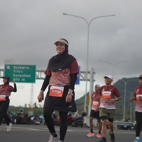 Race photo from KEDIRI HALF MARATHON 2026