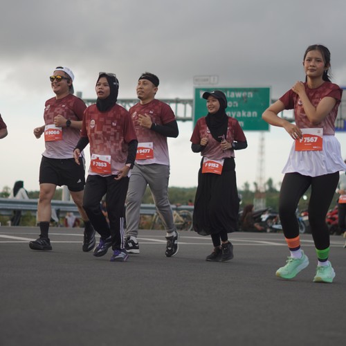 Race photo from KEDIRI HALF MARATHON 2026