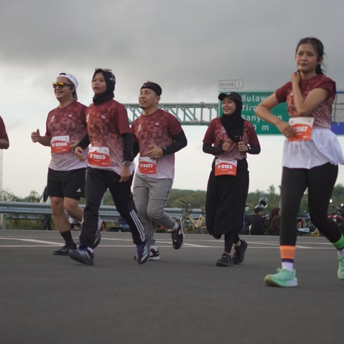 Race photo from KEDIRI HALF MARATHON 2026