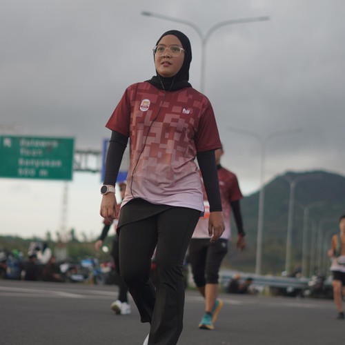 Race photo from KEDIRI HALF MARATHON 2026