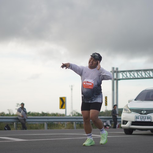 Race photo from KEDIRI HALF MARATHON 2026
