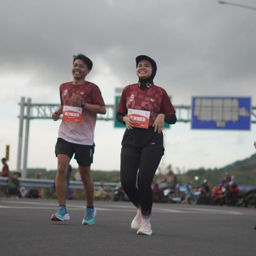 Race photo from KEDIRI HALF MARATHON 2026