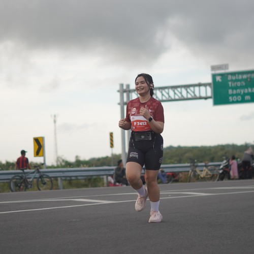 Race photo from KEDIRI HALF MARATHON 2026