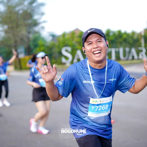 Race photo from BOGORUN 2026