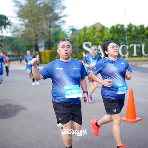 Race photo from BOGORUN 2026