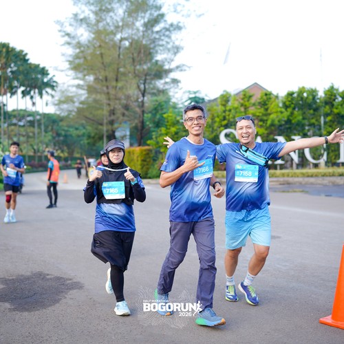 Race photo from BOGORUN 2026