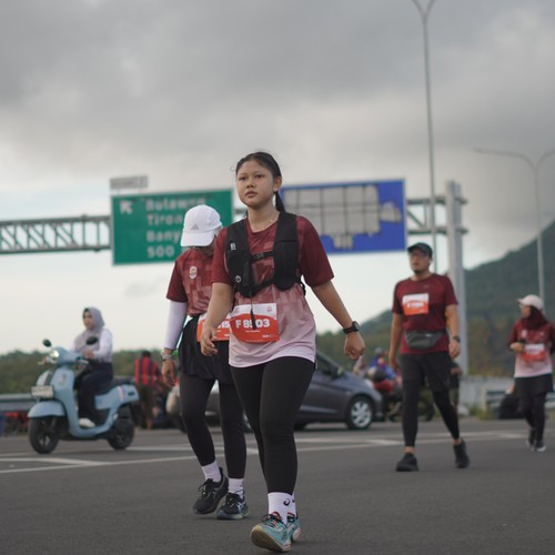 Race photo from KEDIRI HALF MARATHON 2026