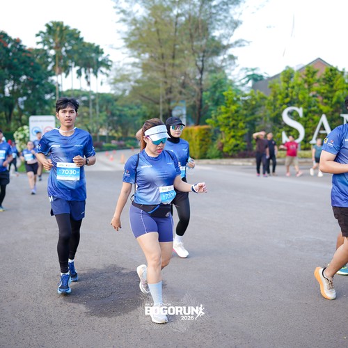 Race photo from BOGORUN 2026