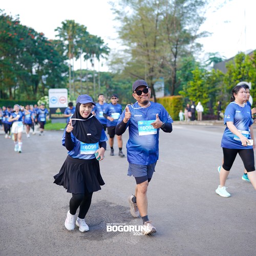 Race photo from BOGORUN 2026
