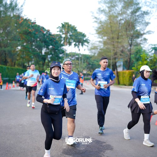 Race photo from BOGORUN 2026