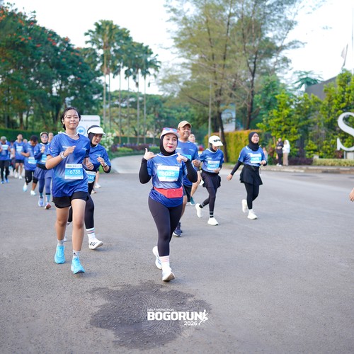 Race photo from BOGORUN 2026