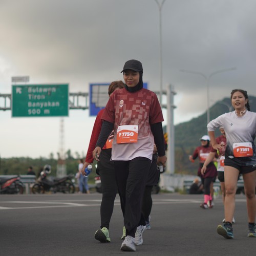 Race photo from KEDIRI HALF MARATHON 2026