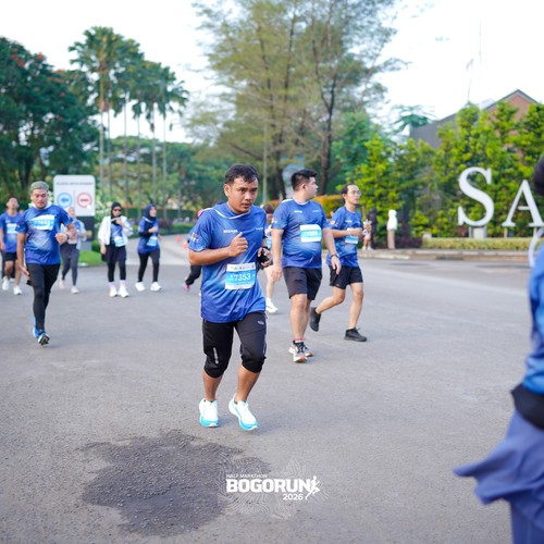 Race photo from BOGORUN 2026
